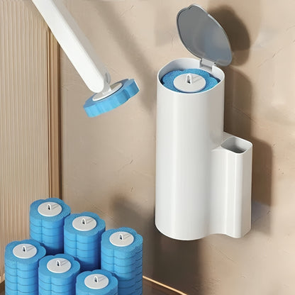 Toilettenbürsten-Set mit Einweg-Ersatzköpfen
