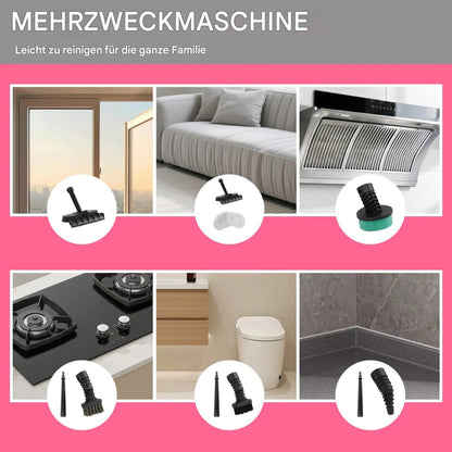 Vielseitiger grauer Dampfreiniger