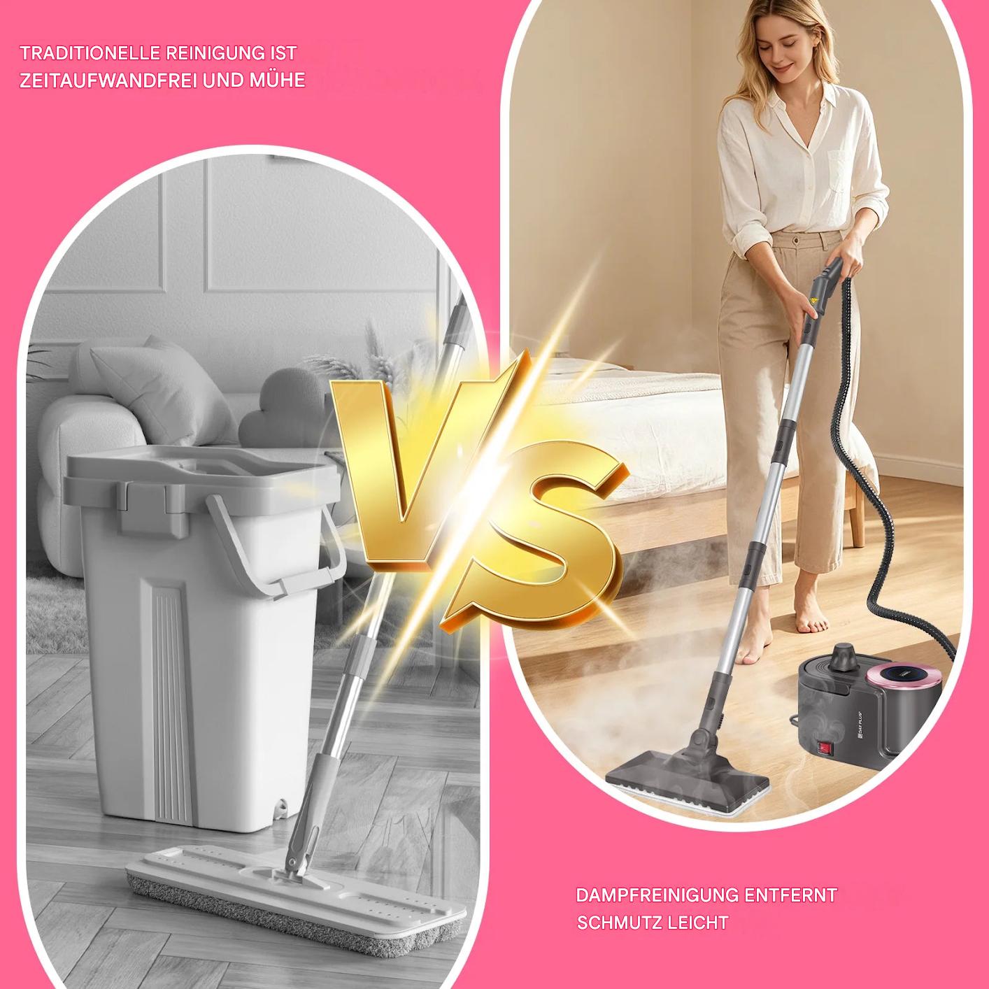 Vielseitiger grauer Dampfreiniger