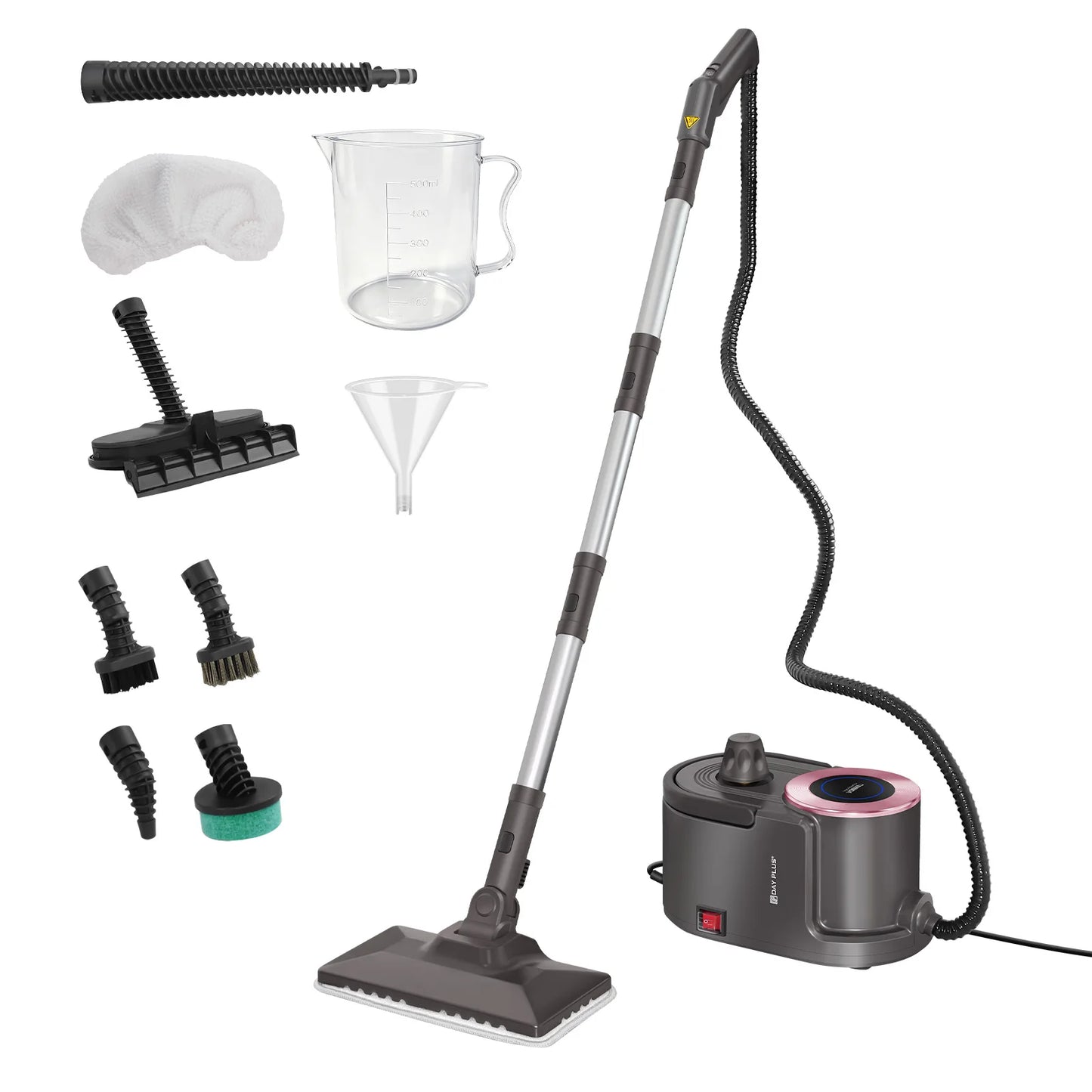 Vielseitiger grauer Dampfreiniger